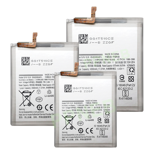 Manufacturer EB-BG990ABYL 4370mAh High Capacity Phone Rechargeable Battery for Sansung Galaxy S21 FE Replacement Battery CE FCC