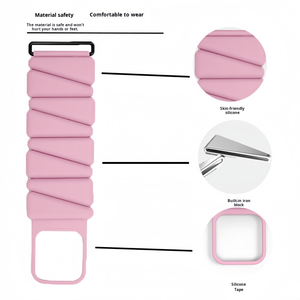 Pesas de Tobillo de Silicona de Alta Calidad 2026, Diseño Ajustable para Yoga/Pilates, Pesas Impermeables para Muñecas y Tobillos, Correas con Peso para Correr - Product Image 2