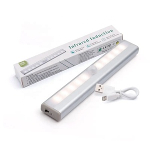 Đèn Cảm Biến Chuyển Động Dưới Tủ Không Dây Sạc Được <span class=keywords><strong>10</strong></span> Đèn <span class=keywords><strong>LED</strong></span> <span class=keywords><strong>USB</strong></span> Mới 2023 Cho Nhà Bếp - Product Image 1