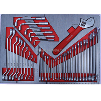 Kit d'outils de réparation automobile avec plateau de rangement en mousse EVA, jeu de clés à cliquet et douilles de 352 pièces, outils de précision, ensemble d'outils pour garage et atelier