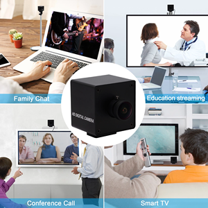ELP 48MP 100 grados IMX586 Cámara USB sin lente de distorsión gran angular UVC HD 8000x6000 Webcam Mini cámara para <span class=keywords><strong>PC</strong></span> Tablet Laptop - Product Image 6