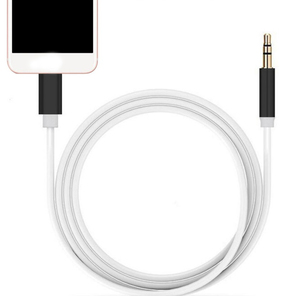 Câble auxiliaire 3,5 mm de 1 m pour audio, câble auxiliaire pour iPhone <span class=keywords><strong>Apple</strong></span>, câble auxiliaire pour iPhone en voiture 3,5 mm - Product Image 1