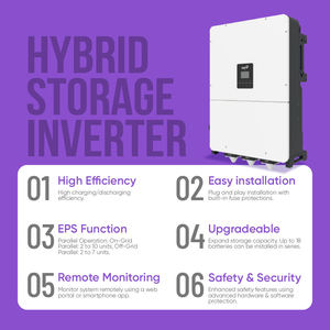 Inversor Híbrido de Alto Voltaje FoxESS H3 Plus 50-125kW, Compatible con Baterías HV de 50kw, 100kw y 125kw para Almacenamiento de Energía Comercial - Product Image 2