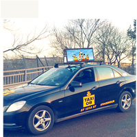 Panneau LED haute définition P2.5 Affichage LED de toit de taxi double face Écran LED de publicité extérieure étanche pour toit de voiture IP65