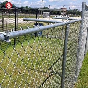 Recinto della rete metallica del collegamento a catena di sicurezza usato galvanizzato immerso caldo della posta quadrata di alta qualità all'ingrosso sostenibile da vendere la fabbrica - Product Image 4