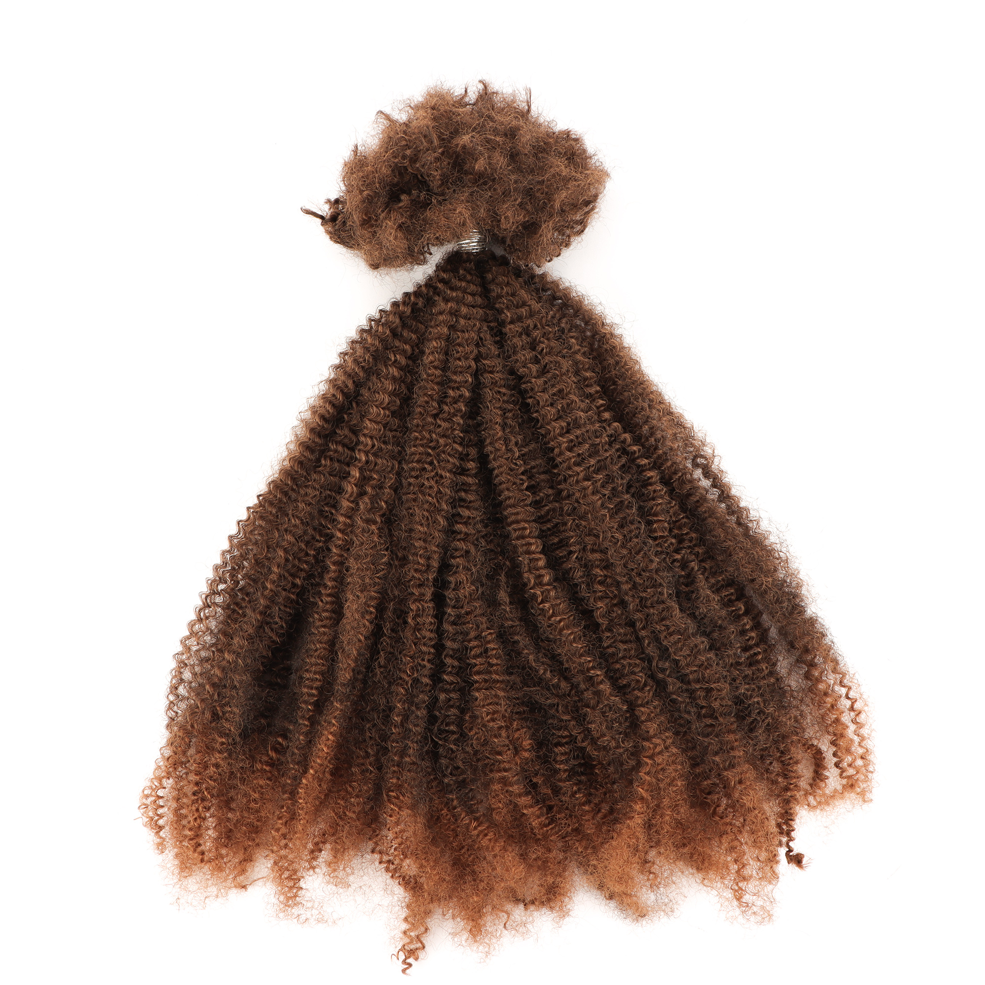 Afro Kinky Bulk Human Hair Blend Wholesale Blend Hair Synthetic 20inches Human Hair Blend Bundles - Image 2