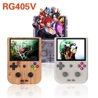 Konsol Game Genggam Android RG405V Model Vertikal - Portabel, Terhubung ke TV, Konsol Game Genggam Arcade Model Joystick