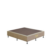 Meubles de chambre d'hôtel, revêtement en tissu, lit en bois king size