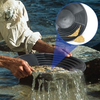Bac à or en plastique de 15 pouces pour la prospection, l'extraction de sable de rivière, l'équipement de lavage et de dragage, outil d'aventure en plein air