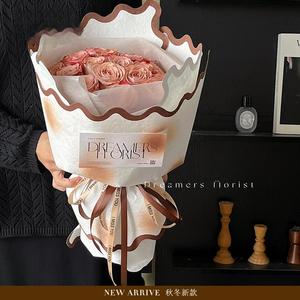 New Arrival 53*42Cm Đổ Xô Vải Dày Bông Giấy Đặc Biệt Hình Hoa Giấy Gói Cho Cửa Hàng Hoa Wrapper - Product Image 4