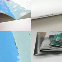 Album de brochures graphiques sur l'équitation en cuir verni, reliure parfaite, agrafé, couverture rigide, papier couché, impression numérique