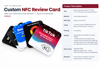 Autocollants en acrylique en vrac pour avis Google, cartes NFC 213, étiquettes à puce, adhésifs avec code QR pour entreprises