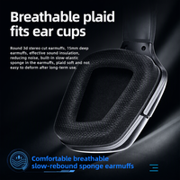 ONIKUMA K20 Headset Gaming Berkabel Over-Ear 3.5mm 40mm Driver RGB Lighting Headphone Peredam Kebisingan yang Dapat Diputar untuk PC