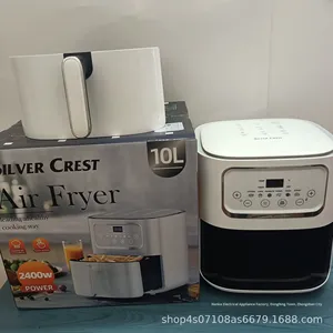 <span class=keywords><strong>Friteuse</strong></span> à air intelligente Silvercrown Cross-Border English 6L grande capacité pour frites, pain, ailes de <span class=keywords><strong>poulet</strong></span>, écran tactile, 1400W automatique - Product Image 4