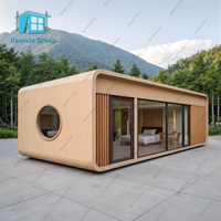 Cabaña Móvil de Lujo Tipo Apple con Estructura de Aleación de Aluminio, Casa Prefabricada Pequeña, Adecuada para Apartamentos, Villas y Hoteles de Alta Gama