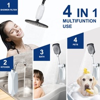 Filtre de douche manuel pour maison et hôtel avec KDF, élimine le chlore, pour une peau et des cheveux sains, filtre remplaçable OEM/ODM