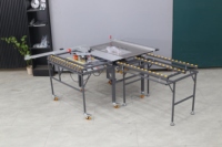 Scie à panneaux de précision ergonomique JT530 sans pliage, machine de découpe multifonctionnelle à table coulissante pliable pour la découpe de panneaux en mélamine
