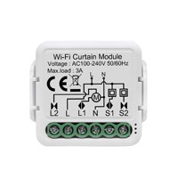Tuya Smart ZigBee/Wi-Fi Module de commutateur de rideau pour moteur de store de volet roulant électrique 1/2CH fonctionne Alexa Hey Google
