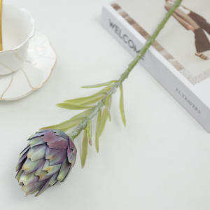 ترتيب زهور الخرشوف الاصطناعية من الحرير للديكور الداخلي للمنزل وحفلات الزفاف وغرفة المعيشة والمدخل - Product Image 6