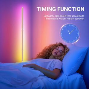 Smart <b>RGB</b> LED Floor Lamp App Remote <b>Control</b> Music Sync 16 Million DIY Colors Wedge Base-Modern Design for - Product Image 4