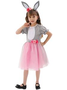 MS New Update Children Tutu Dresses Performance Kids Carnival Clothes With <b>Headband</b> Happy <b>Easter</b> Bunny Dress for Girls - Product Image 2