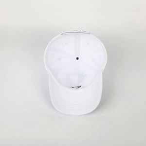 Gorra de Béisbol Personalizada Profesional de 6 Paneles para Adultos Unisex, Sin Estructura, Blanca, de Secado Rápido, de Poliéster, con Bordado y Cierre de Velcro - Product Image 6