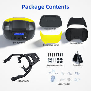 Boîte à bagages arrière SPD PP pour moto XADV750, coffre de rangement 50L - Product Image 4