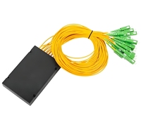 Séparateur optique PLC 1M 1x2 4 8 16 Cassettes de boîte ABS avec connecteur SC/APC séparateur de fibre de type boîte