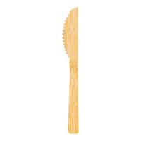 ECOLIFE-Set de couverts en bambou 2023 nature, vaisselle écologique avec couteau, fourchette et cuillère pour fêtes