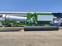 Centrale à asphalte mobile 60tph montée sur remorque, centrale à asphalte portable pour mélange à chaud