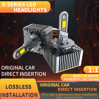 Kits de phares LED Canbus 200W 19800LM D1S D2S D3S D4S D8S Ampoules LED pour phares de voiture pour remplacement et conversion HID