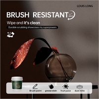Peinture murale intérieure LOUISLONG luxueuse à base d'eau, effet pierre acrylique scintillante, texture brillante, pour application au truelle
