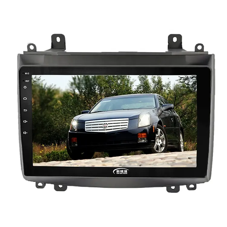 Top vente 10 pouces 2 + 32G écran tactile android système autoradio pour Cadillac CTS/SRX 2005 2006 lecteur dvd de voiture