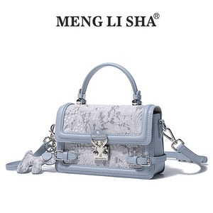 Borsa a Tracolla Piccola Quadrata in PU Stile Coreano Retrò di Alta Gamma con Ricami e Cerniera, Versatile e Trendy per Donne - Product Image 3
