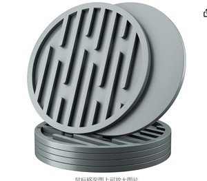 Customizable Logo PVC Rubber Bar Coasters Personalized Silicone Coaster Mats for Coffee Drinks Gift Custom Drinkware Accessories