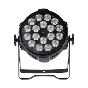 18 x 10W high power Aluminum housing RGBWA+UV 6 in 1 led slim flat par light