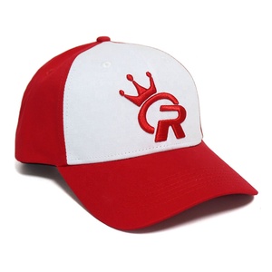 Gorra de Béisbol Hip Hop de 6 Paneles, 100% Algodón, Unisex, con Bordado 3D, Diseño de Contraste de Colores, con Visera Curva - Product Image 3