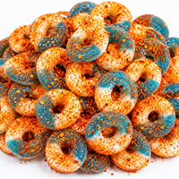 Bonbons gélifiés épicés personnalisables, bonbons épicés sucrés et acidulés en vrac, halal, vente chaude TikTok