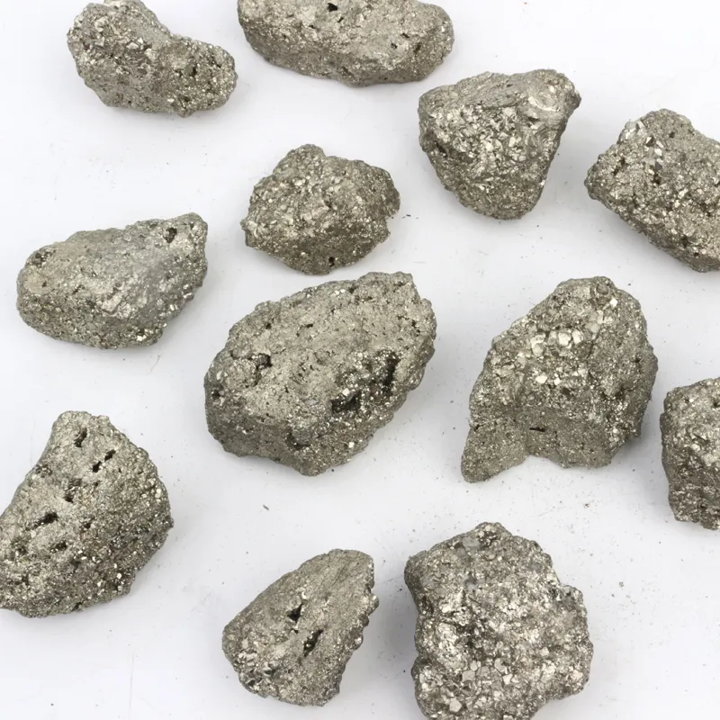 Venta al por mayor Natural duro calcopirita mineral espécimen piedra cobre pirita