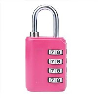XMM-8802 Cadenas à combinaison réinitialisable à 4 chiffres en alliage de zinc, antivol, pour bagages, sacs à dos et armoires