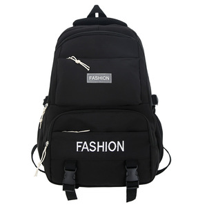 <b>Student</b> <b>Backpack</b> For Girls 18 In Black Fashion Letter Design School Education Summer 2023 - Product Image 5