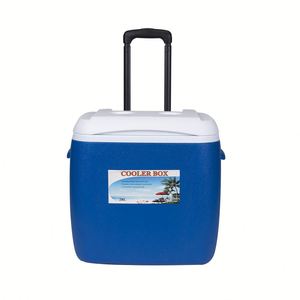 Custom Logo Camping Travel Portable Ice Chest With <b>Wheels</b> High Quality Multifunctional Insulated Cooler Box Outdoor - Product Image 1