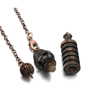 Pendule Ésotérique « Chaud » Wicca en Métal Cuivre Doré pour Équilibrage, Méditation, Divination, Guérison Reiki – <span class=keywords><strong>Pendules</strong></span> d'Isis PD003 - Product Image 5