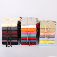 Sweater Hoodie Oversize Katun Tebal 500 Gram Warna Pastel Solid dengan Bahu Jatuh untuk Cetak Kustom Pasokan Grosir