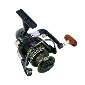 Moulinet de pêche à rotation en alliage de zinc à haute dureté à poignée unique Poids léger avec une grande durabilité pour la pêche en lac fluvial - Product Image 2