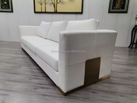 Ensemble de salon de luxe de haute qualité, canapé d'angle blanc pour salon, canapé modulaire pour la maison