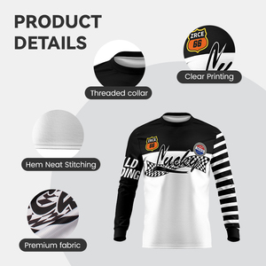 <span class=keywords><strong>Maillot</strong></span> <span class=keywords><strong>de</strong></span> <span class=keywords><strong>Ciclismo</strong></span> Personalizado, Transpirable, <span class=keywords><strong>de</strong></span> Secado Rápido, para Deportes al Aire Libre, Unisex, <span class=keywords><strong>de</strong></span> <span class=keywords><strong>Manga</strong></span> <span class=keywords><strong>Larga</strong></span>, para Motocicleta - Product Image 3