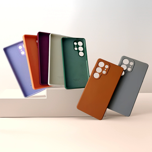 <span class=keywords><strong>Coque</strong></span> de téléphone en silicone liquide de couleur unie pour Samsung Galaxy S26 S25 S24 S23 <span class=keywords><strong>S22</strong></span> <span class=keywords><strong>Ultra</strong></span> S24 Plus FE avec boîte officielle - Product Image 4