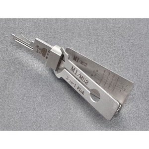 Outil de serrurerie Lishi M1/MS2, crochetage 2-en-1 pour serrures M1/MS2 Master Lock pour porte de maison - Product Image 5
