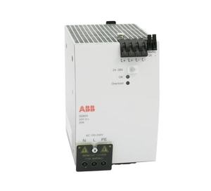 โมดูลจ่ายไฟอุตสาหกรรม A-BB 3BSC610067R1 SD834 24V สำหรับ AC800M DCS และ S800 I/O, รองรับไฟเข้า 100-240V AC, ติดตั้งบนราง DIN, มาตรฐาน IP20 - Product Image 1
